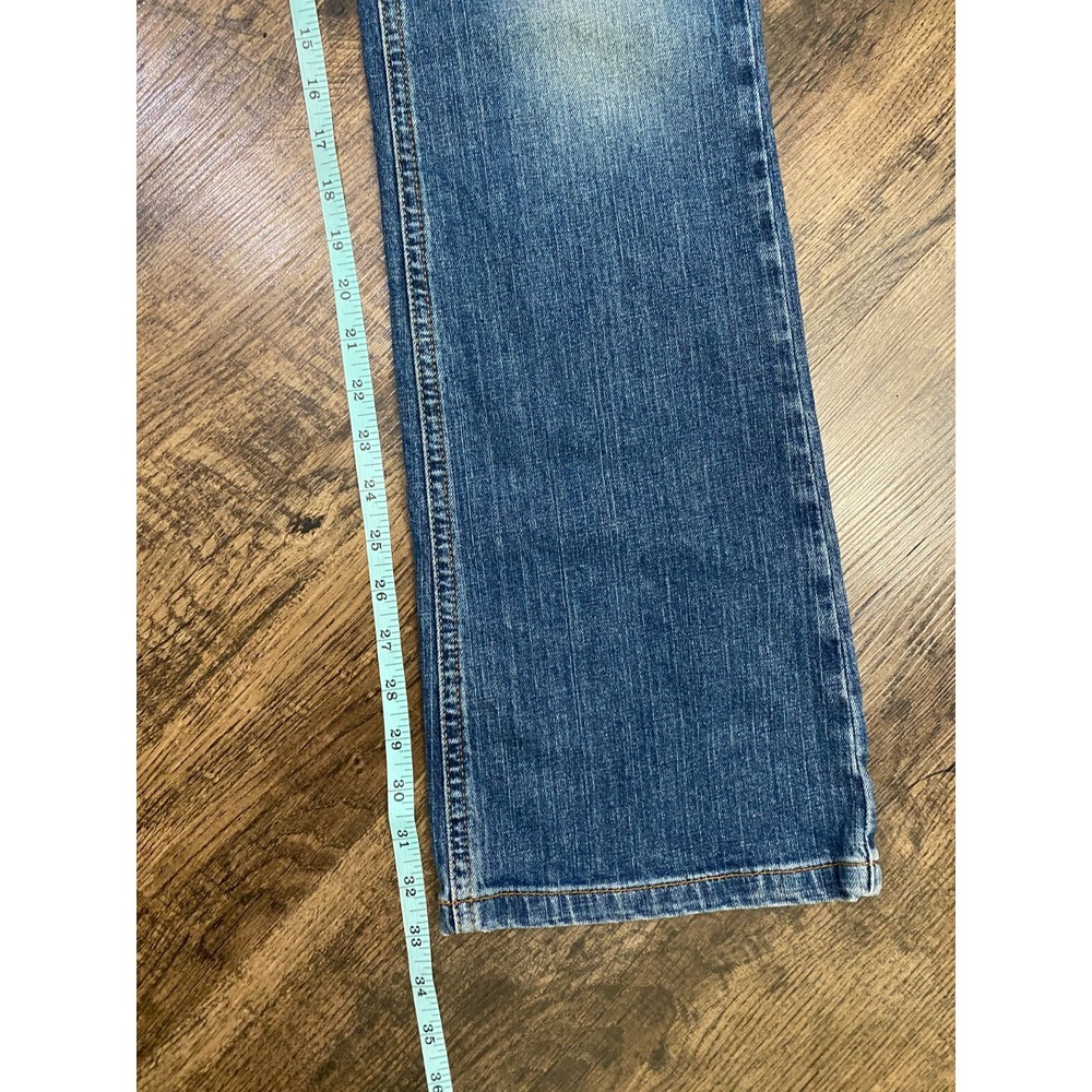 Tommy Hilfiger Blue Women's Classic Straight Fit Distressed Casal Jeans Size 10 - Picture 3 of 9